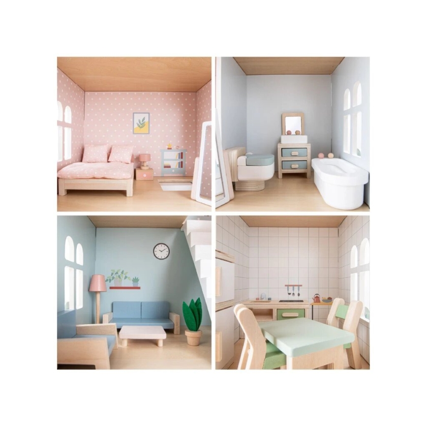 New Classic Toys -  Casa de muñecas de madera