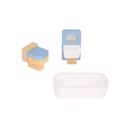 New Classic Toys -  Casa de muñecas de madera rojo