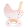New Classic Toys - Cochecito de muñecas de madera rosa
