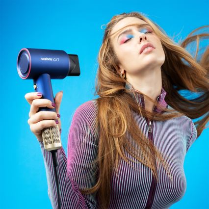 Niceboy AirSonic ELITE - Secador de pelo 2200W/230V azul