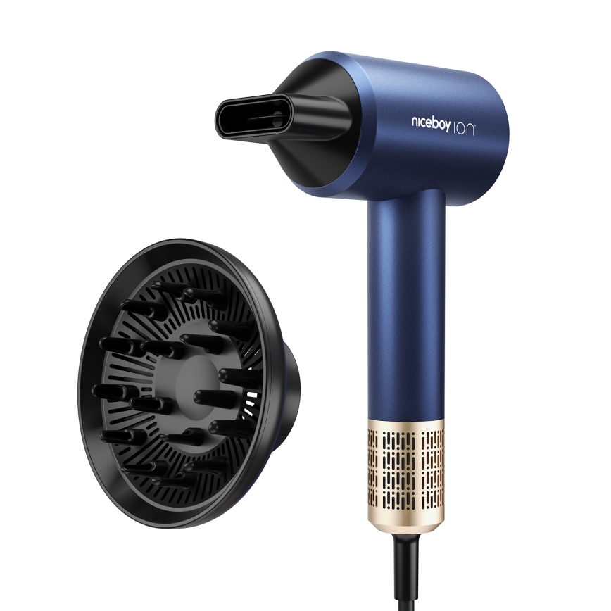 Niceboy AirSonic ELITE - Secador de pelo 2200W/230V azul