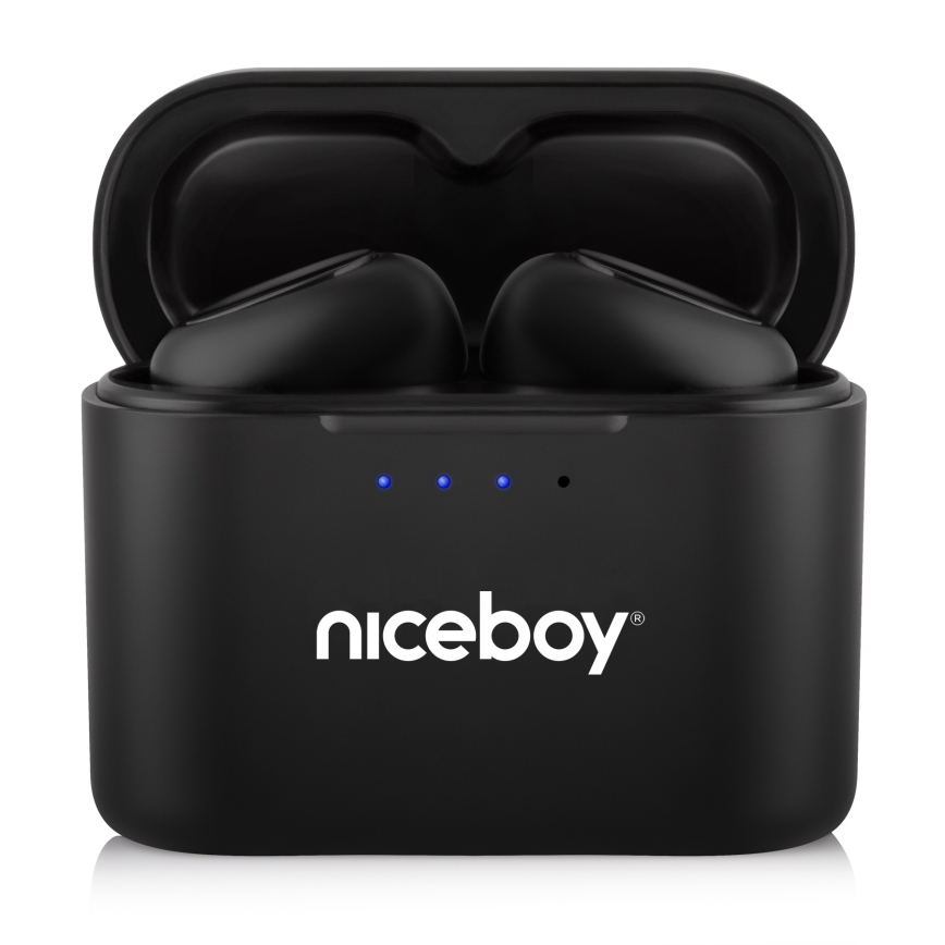 Niceboy HIVE Podsie 4 - Audífonos inalámbricos IP54 negro