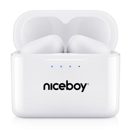 Niceboy HIVE Podsie 4 - Auriculares inalámbricos IP54 blanco
