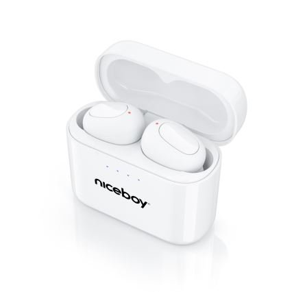 Niceboy HIVE Podsie 4 - Auriculares inalámbricos IP54 blanco