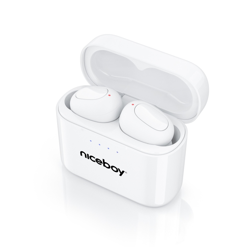 Niceboy HIVE Podsie 4 - Auriculares inalámbricos IP54 blanco