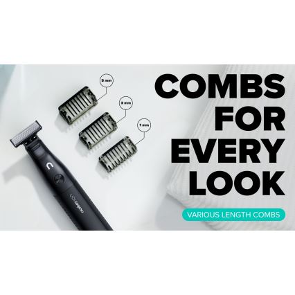 Niceboy ION AirBlade - Recortadora de barba 5W/5V negro