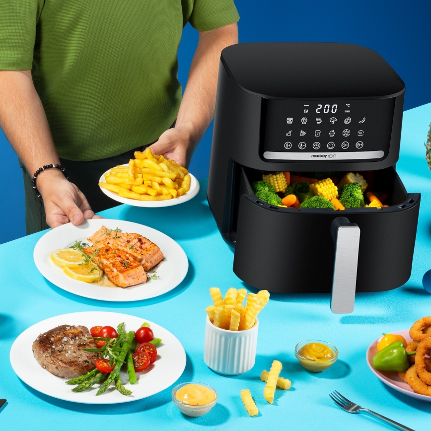 Niceboy ION AirFryer PRO - Freidora de aire caliente 6,5 l 1600W/230V