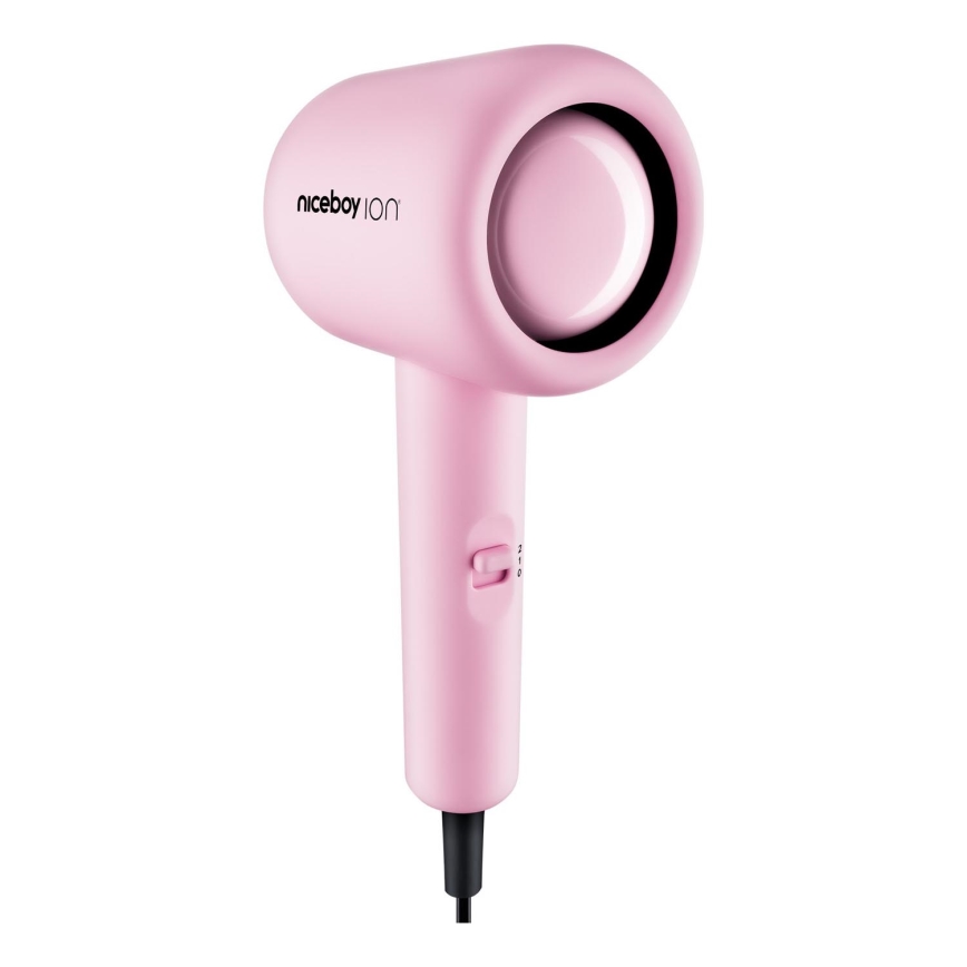 Niceboy ION AirSonic POP - Secador de pelo 1400W/230V rosa