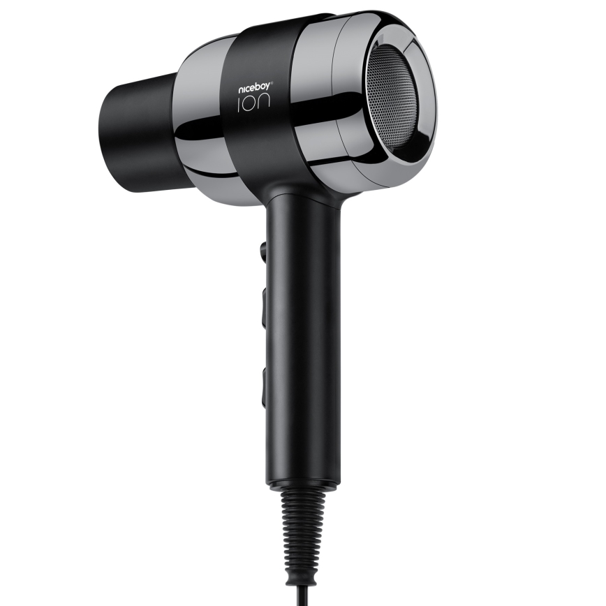 Niceboy ION AirSonic PRO - Secador de pelo 2200W/230V negro