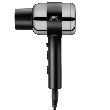 Niceboy ION AirSonic PRO - Secador de pelo 2200W/230V negro