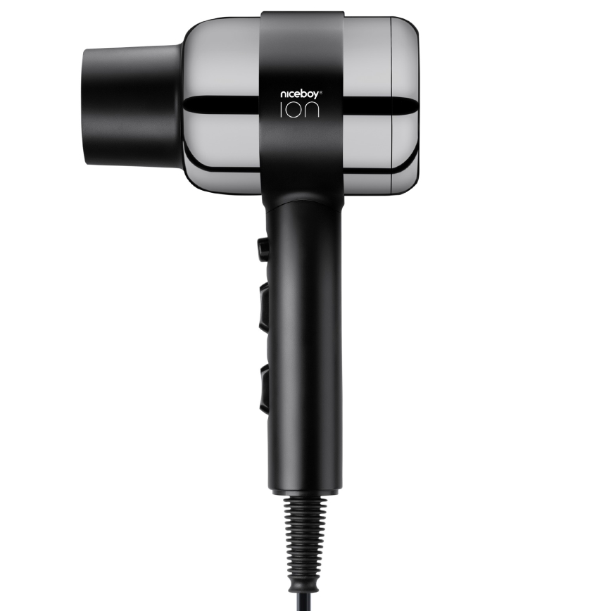 Niceboy ION AirSonic PRO - Secador de pelo 2200W/230V negro