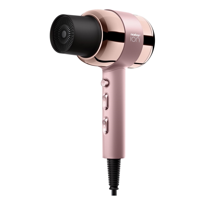 Niceboy ION AirSonic PRO - Secador de pelo 2200W/230V rosa