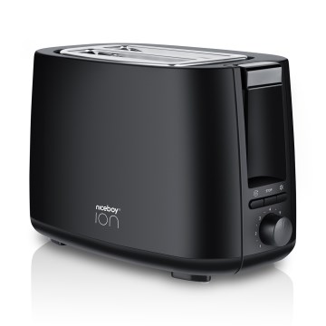 Niceboy ION Cruncher C1 - Tostadora con dos agujeros y asador 750W/230V negro