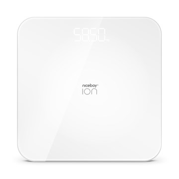 Niceboy ION FitScale - Báscula digital personal 3xAAA blanco