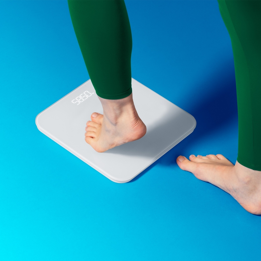 Niceboy ION FitScale - Báscula digital personal 3xAAA blanco