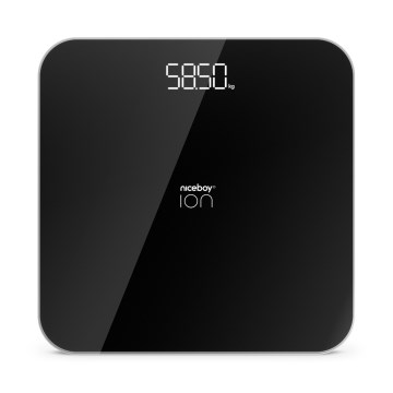 Niceboy ION FitScale - Báscula digital personal 3xAAA negro