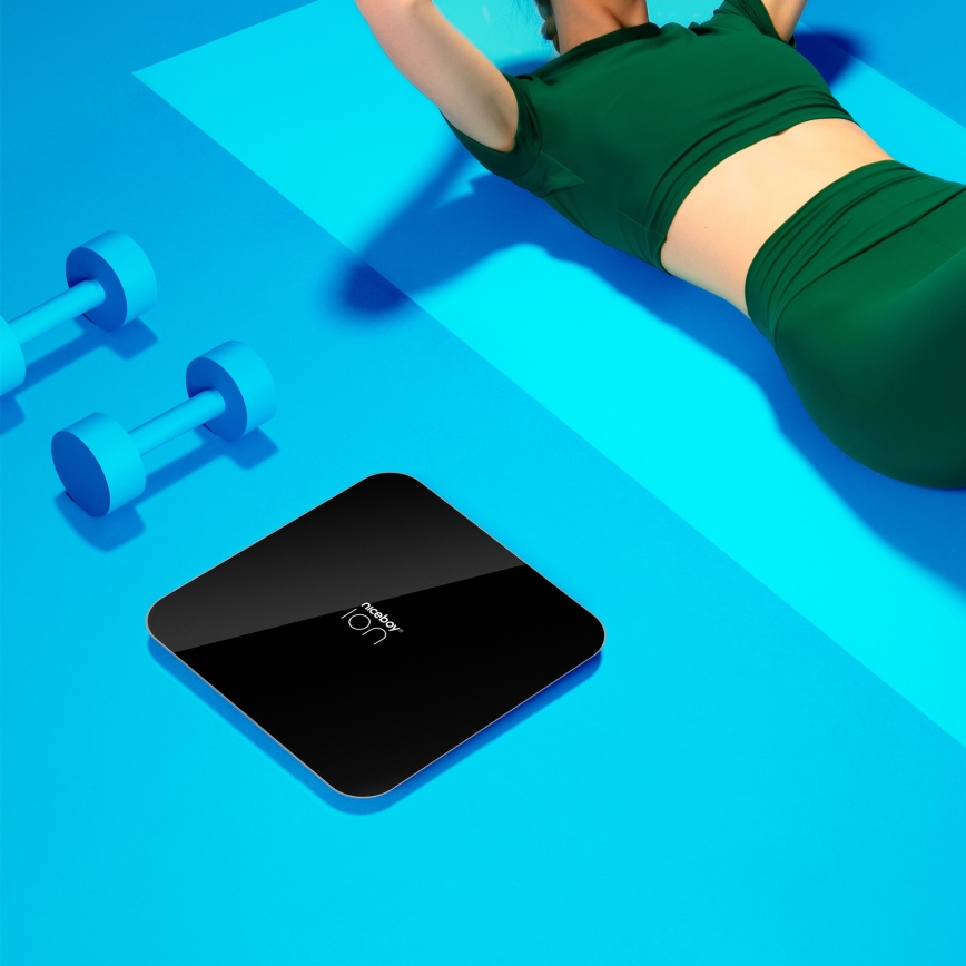 Niceboy ION FitScale - Báscula digital personal 3xAAA negro
