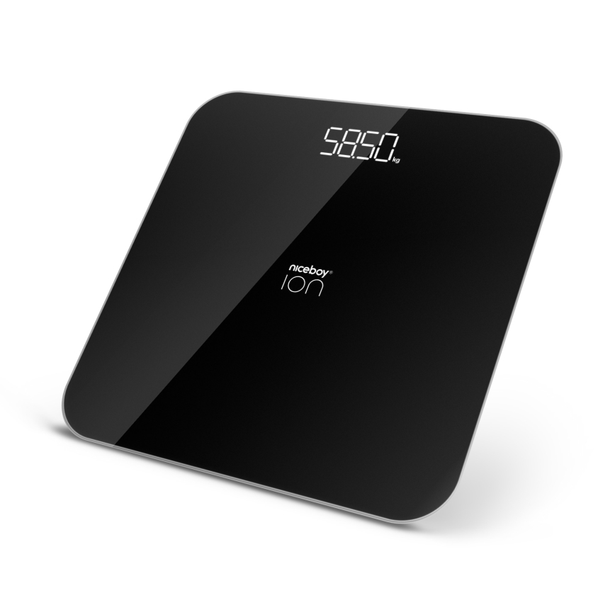Niceboy ION FitScale - Báscula digital personal 3xAAA negro