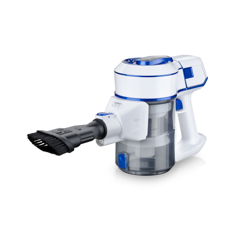 Niceboy ION Hurricane H5 - Aspiradora escoba sin cable 2en1 150W/2200 mAh blanco/azul