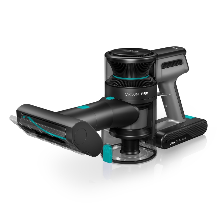 Niceboy ION Hurricane H7 - Aspiradora de mano inalámbrica flexible 2en1 200W/2200 mAh negro