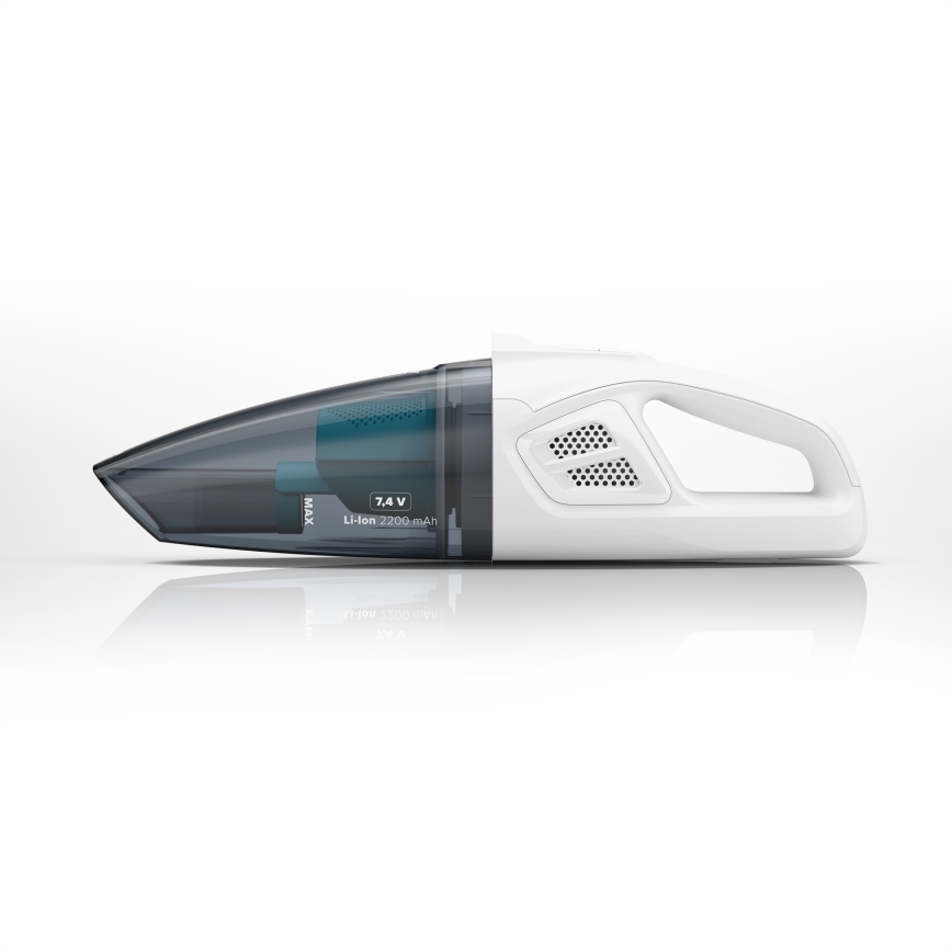 Niceboy ION Hurricane R1 - Aspirador de mano recargable 50W/2200 mAh blanco/azul