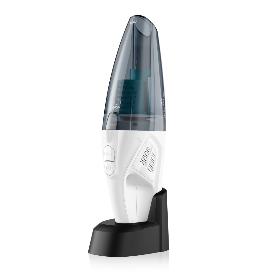Niceboy ION Hurricane R1 - Aspirador de mano recargable 50W/2200 mAh blanco/azul