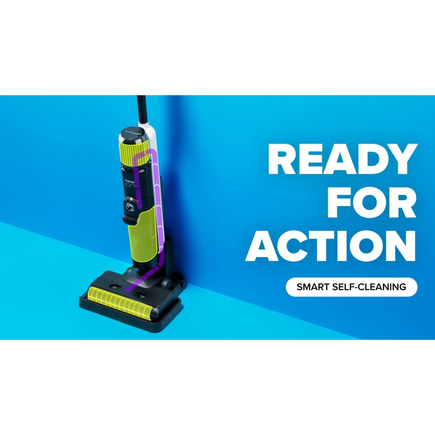 Niceboy ION Hurricane W9 - Aspiradora escoba sin cable 2en1 180W/2600 mAh negro