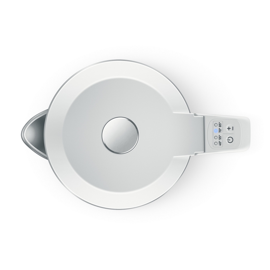 Niceboy ION SmartKettle - Hervidor inteligente con termorregulación 1,7 l 2200W/230V Wi-Fi blanco