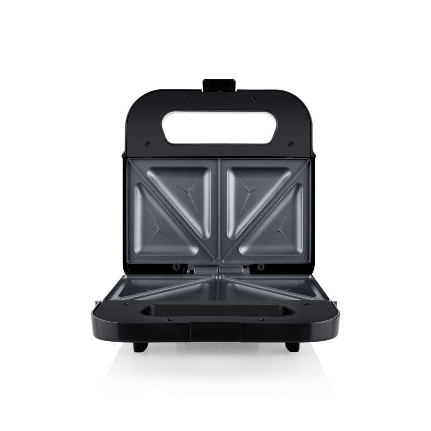 Niceboy ION Snacker S1 - Sandwichera 750W/230V cromo mate/negro