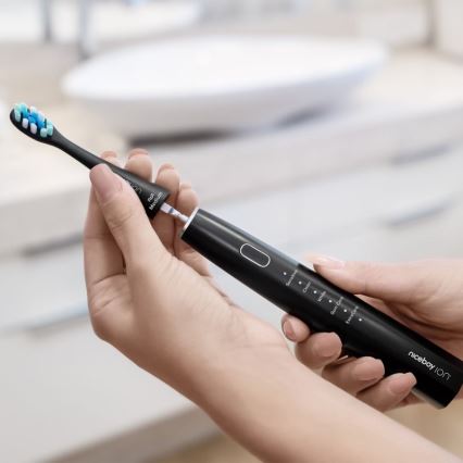 Niceboy ION Sonic - Cepillo de dientes sónico IPX7 negro
