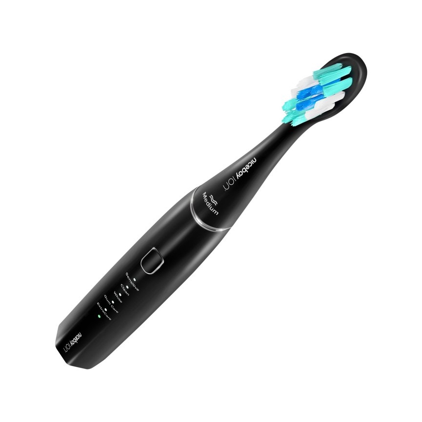 Niceboy ION Sonic - Cepillo de dientes sónico IPX7 negro