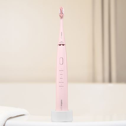 Niceboy ION Sonic - Cepillo de dientes sónico IPX7 rosa