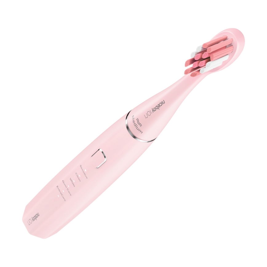 Niceboy ION Sonic - Cepillo de dientes sónico IPX7 rosa