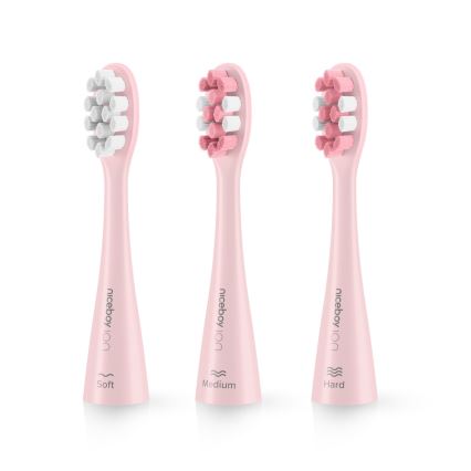 Niceboy ION Sonic - Cepillo de dientes sónico IPX7 rosa