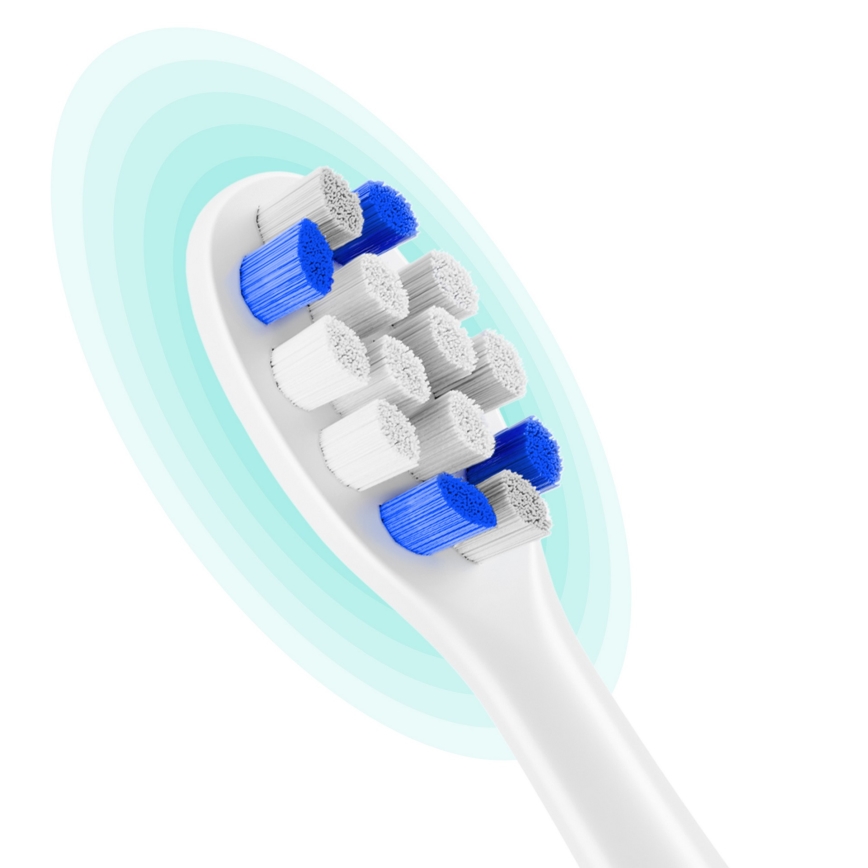 Niceboy ION Sonic Kids - Cepillo de dientes sónico infantil IPX7 blanco