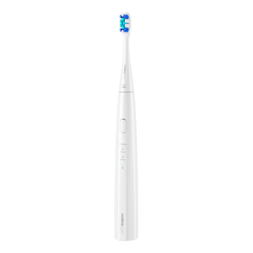 Niceboy ION Sonic Lite - Cepillo de dientes sónico IPX7 blanco