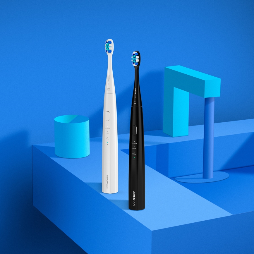 Niceboy ION Sonic Lite - Cepillo de dientes sónico IPX7 blanco
