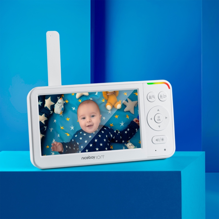 Niceboy ION Starlight SL5 - Vigilabebés Full HD 1080p 4000 mAh 5V