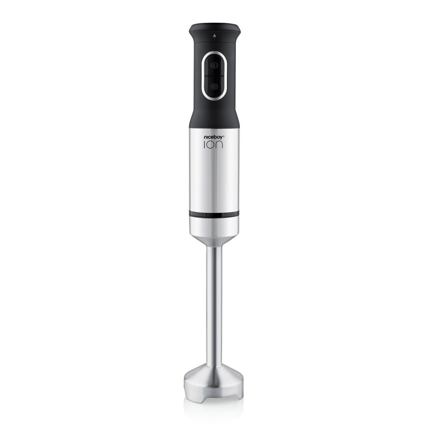 Niceboy ION Twister T2 - Batidora de mano 1200W/230V acero inoxidable/negro