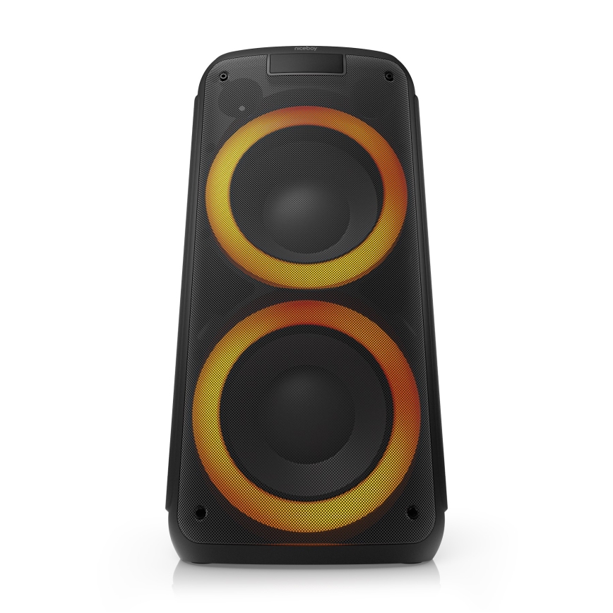 Niceboy PARTY Boss 2 - LED Altavoz inalámbrico con un micrófono y powerbank función 200W/4500 mAh + control remoto