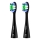Niceboy - SET 2x Cabezal de recambio Lite Hard para cepillo de dientes ION Sonic negro