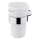 NIMCO BR 11058KU-26 - Portacepillos de pared BORMO blanco/cromo brillante