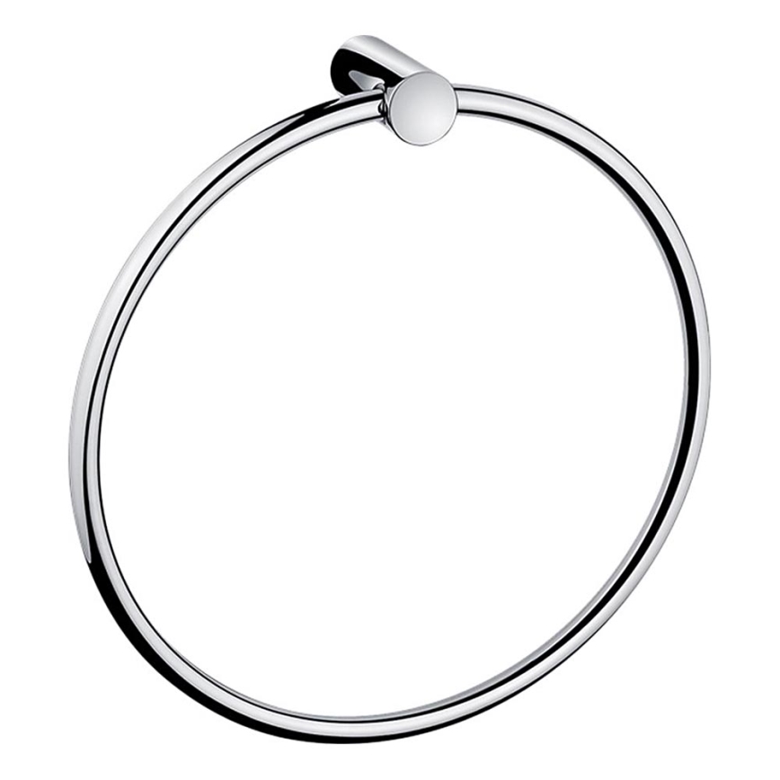 NIMCO BR 11060L-26 - Toallero de pared BORMO diá. 20 cm cromo brillante