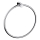 NIMCO BR 11060L-26 - Toallero de pared BORMO diá. 20 cm cromo brillante