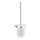 NIMCO BR 11094WN-26 - Cepillo para inodoro montado en la pared BORMO vidrio mate/cromo brillante