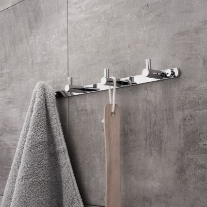 NIMCO BR 11104-26 - Toallero de pared BORMO 30 cm cromo brillante
