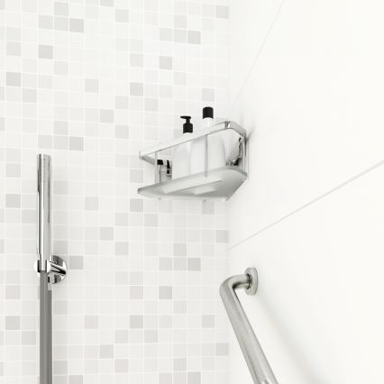 NIMCO Ki 14003-B-26 - Estante de pared de ducha KIBO cromo brillante