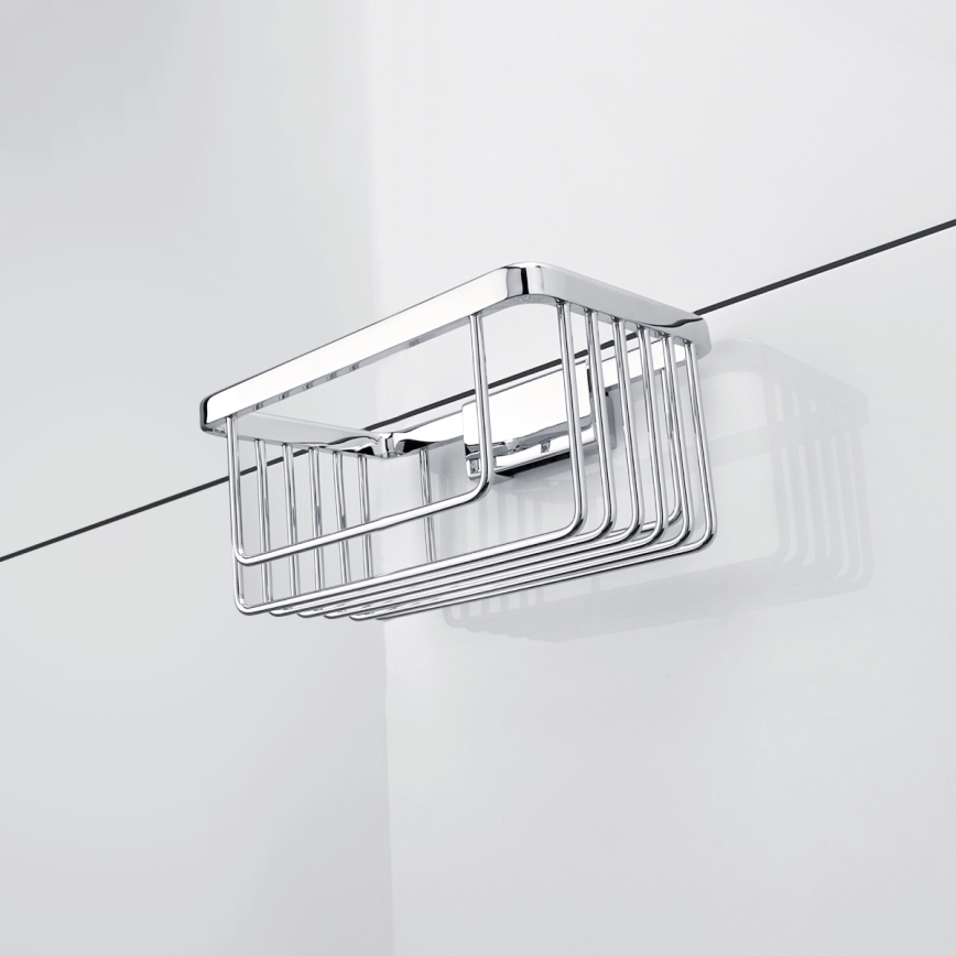 NIMCO Ki 14015-26 - Estante de pared de ducha KIBO cromo brillante