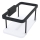 NIMCO Ki-14015-B-90 - Estante de pared de ducha KIBO negro mate/blanco