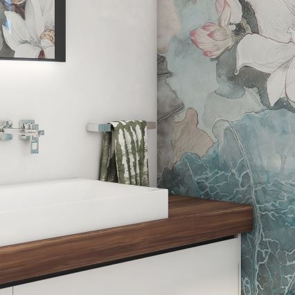 NIMCO MA 29046-26 - Toallero de pared MAYA 46 cm cromo brillante